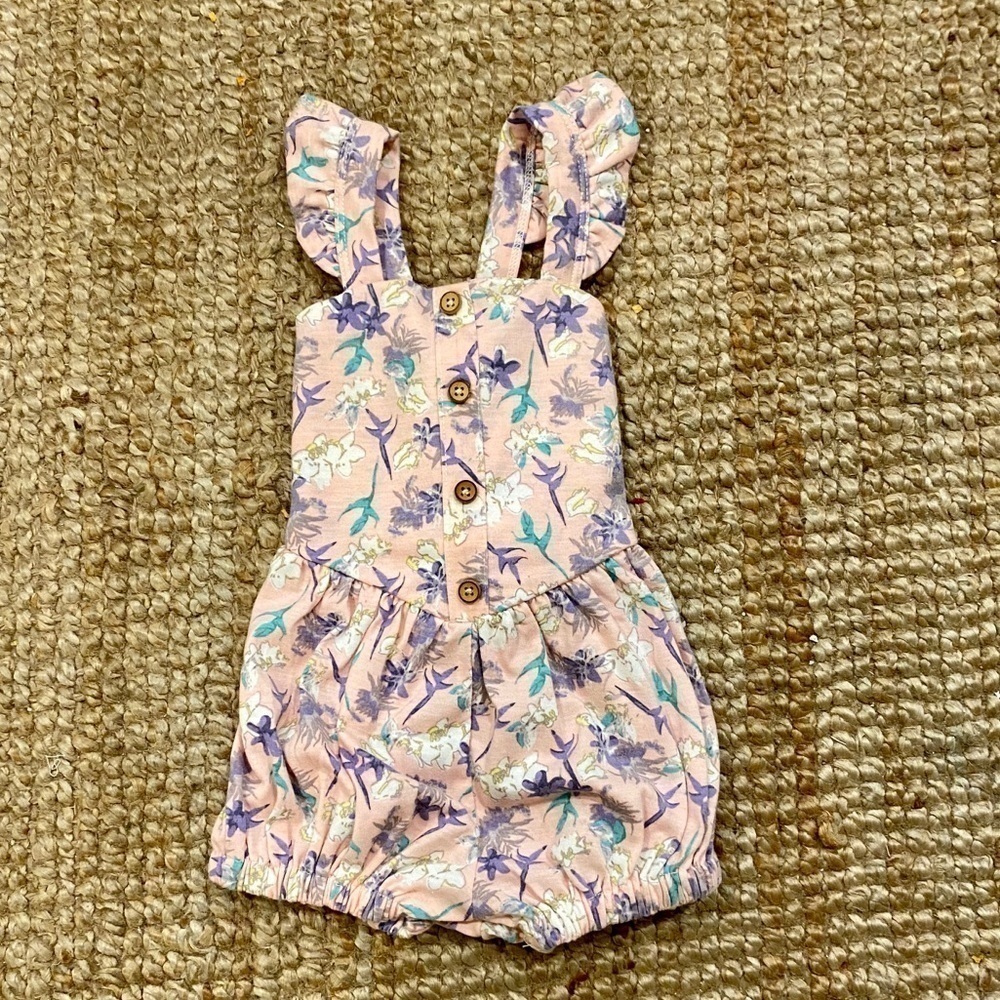 Jessica Simpson floral baby girl romper